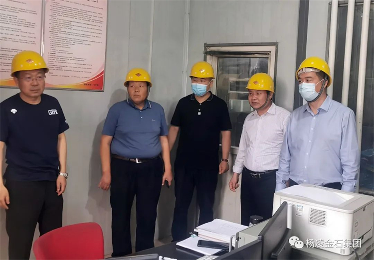 陕西省畜牧产业示范中心肖红年主任一行来金石牧业调研视察